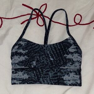 NWOT Lululemon Flow Y Longline Sports Bra Size 2